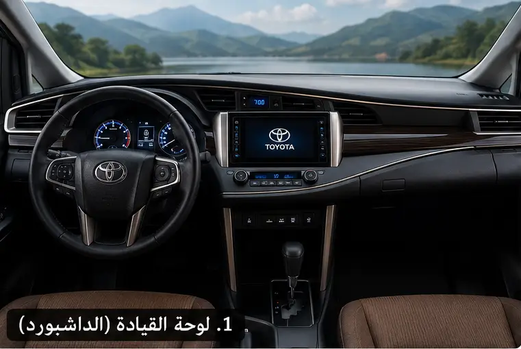 تويوتا إنوفا مع سائق عربي في إندونيسيا